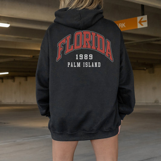 Florida Graphic Print Women's Hoodie Sweatshirt