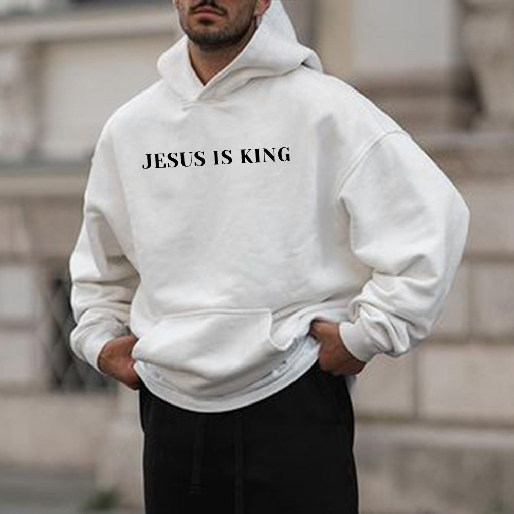 Jesus is King Men's Fashion Hoodies