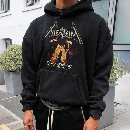 Graphic Print Casual Men's Hoodie Sweatshirt