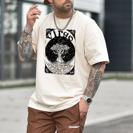 Virgo Graphic Print Casual Men's T-Shirt