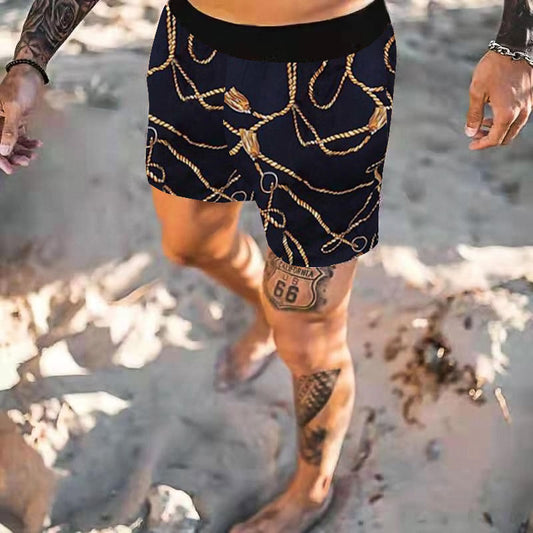 Casual Print Resort Style Shorts