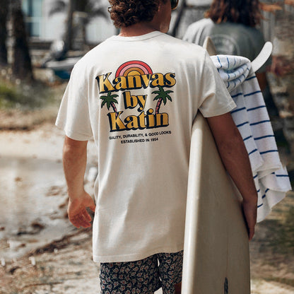 Beach Vacation Graphic Print Men's T-Shirt