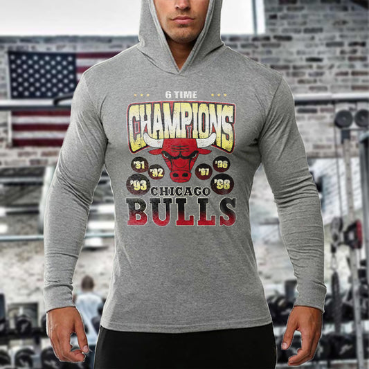 Champions Print Men's Fitness Long Sleeve T-Shirt