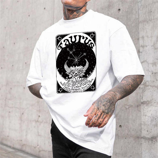 Taurus Graphic Print Casual Men's T-Shirt