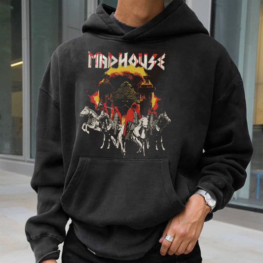 Graphic Print Casual Men's Hoodie Sweatshirt