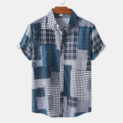 Casual Vacation Print Shirt