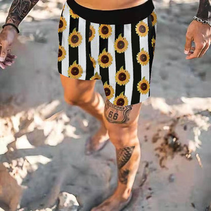 Casual Print Resort Style Shorts