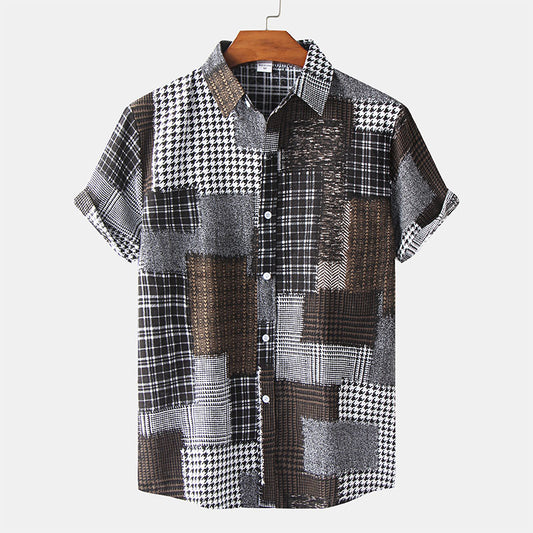 Casual Vacation Print Shirt