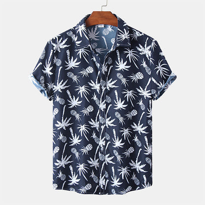 Casual Vacation Print Shirt