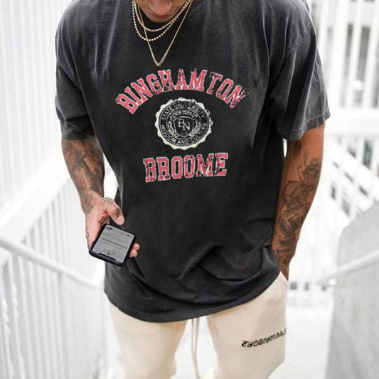 Bloom Alphabet Graphic Print Men's T-Shirt