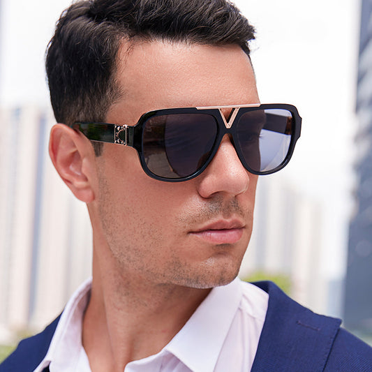 Everyday Casual Trend Contrast Color Men's Sunglasses