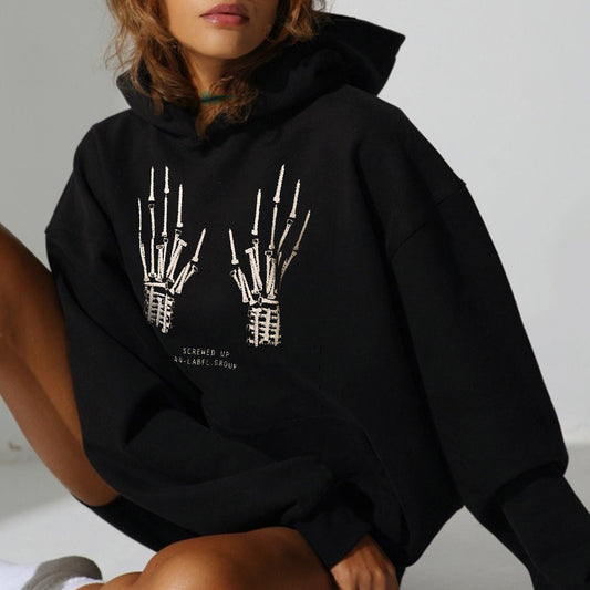 Halloween Graphic Women's Hoodie Sweatshirt