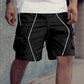Solid Color Shorts Trend Multi Pocket Men's Cargo Pants