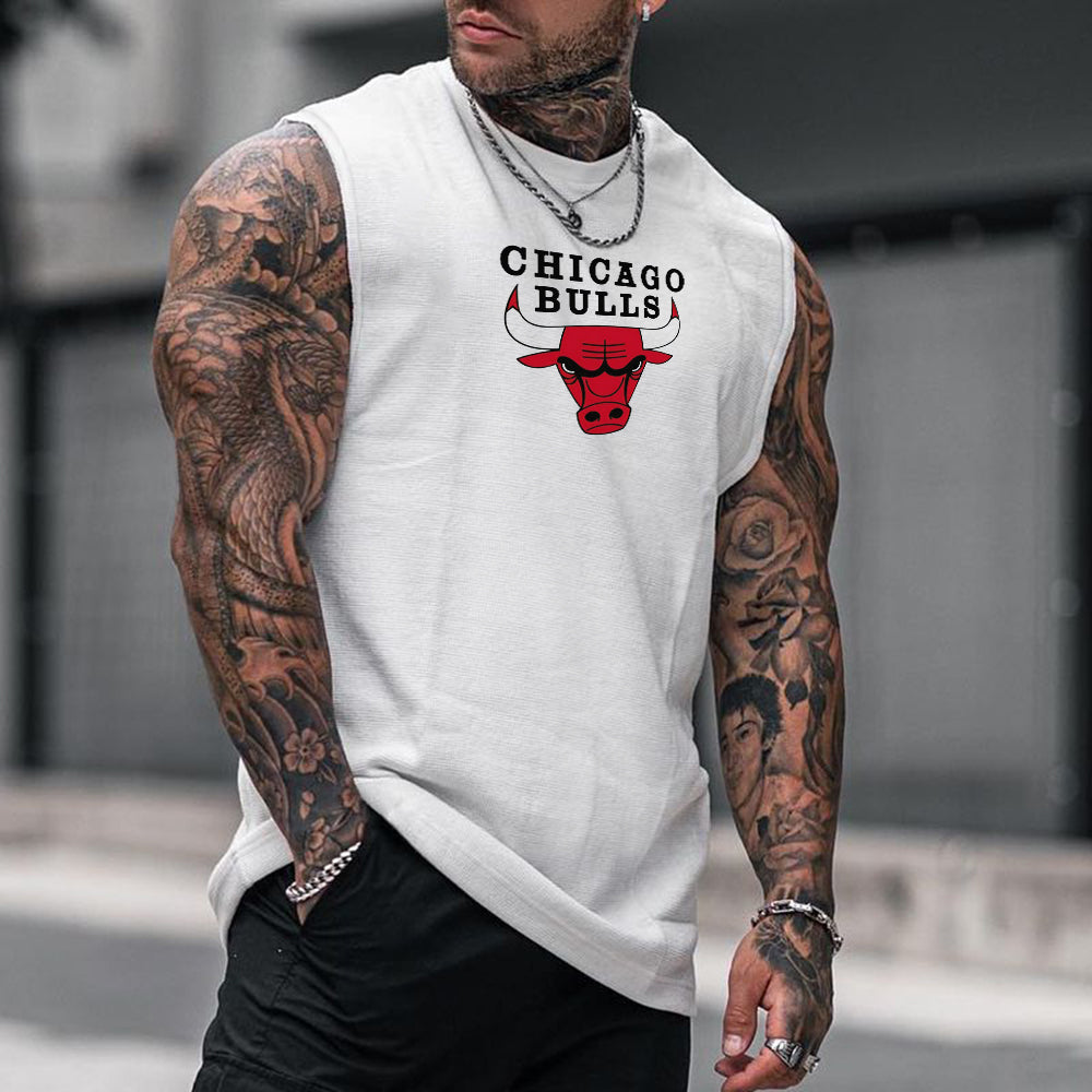 Chicago Bulls Men's Sports Tank Tops-C