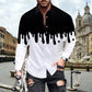Casual Long-sleeved Printed Shirt
