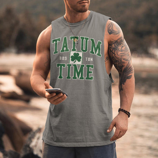 Tatum Time Boston Men's Casual Tank Tops