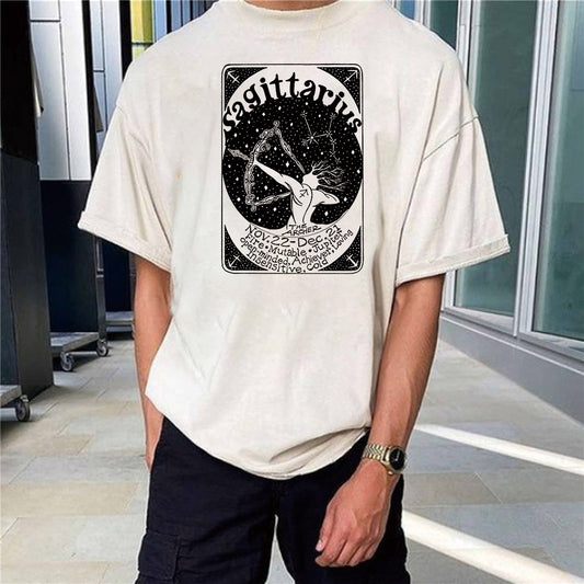 Sagittarius Graphic Print Casual Men's T-Shirt