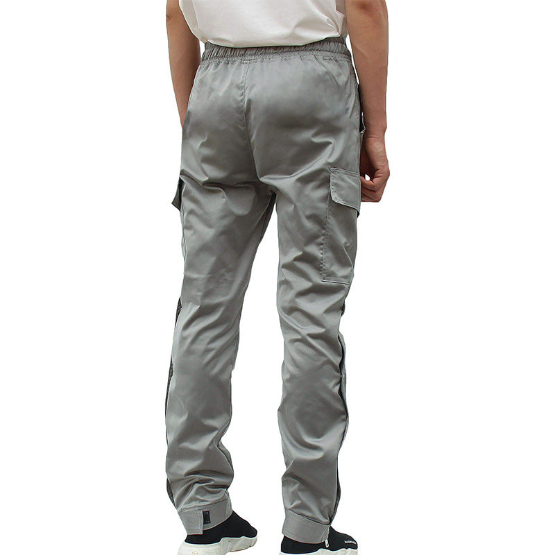 Men's Retro Button-down Cargo Pants