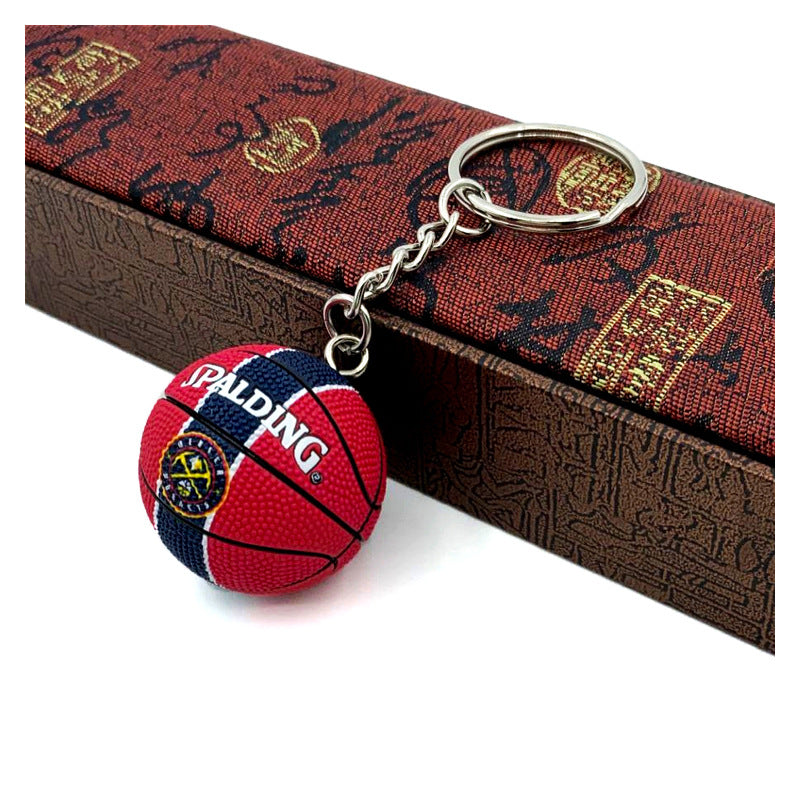 Ornament Handicraft Basketball Keychain