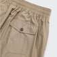 Pleated Workwear Simple Solid Color Woven Men's Shorts
