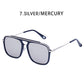 Retro Square Frame Steampunk Men's Sunglasses