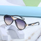 Steampunk Large Frame Casual Trend Men's Sunglasses