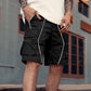 Solid Color Shorts Trend Multi Pocket Men's Cargo Pants