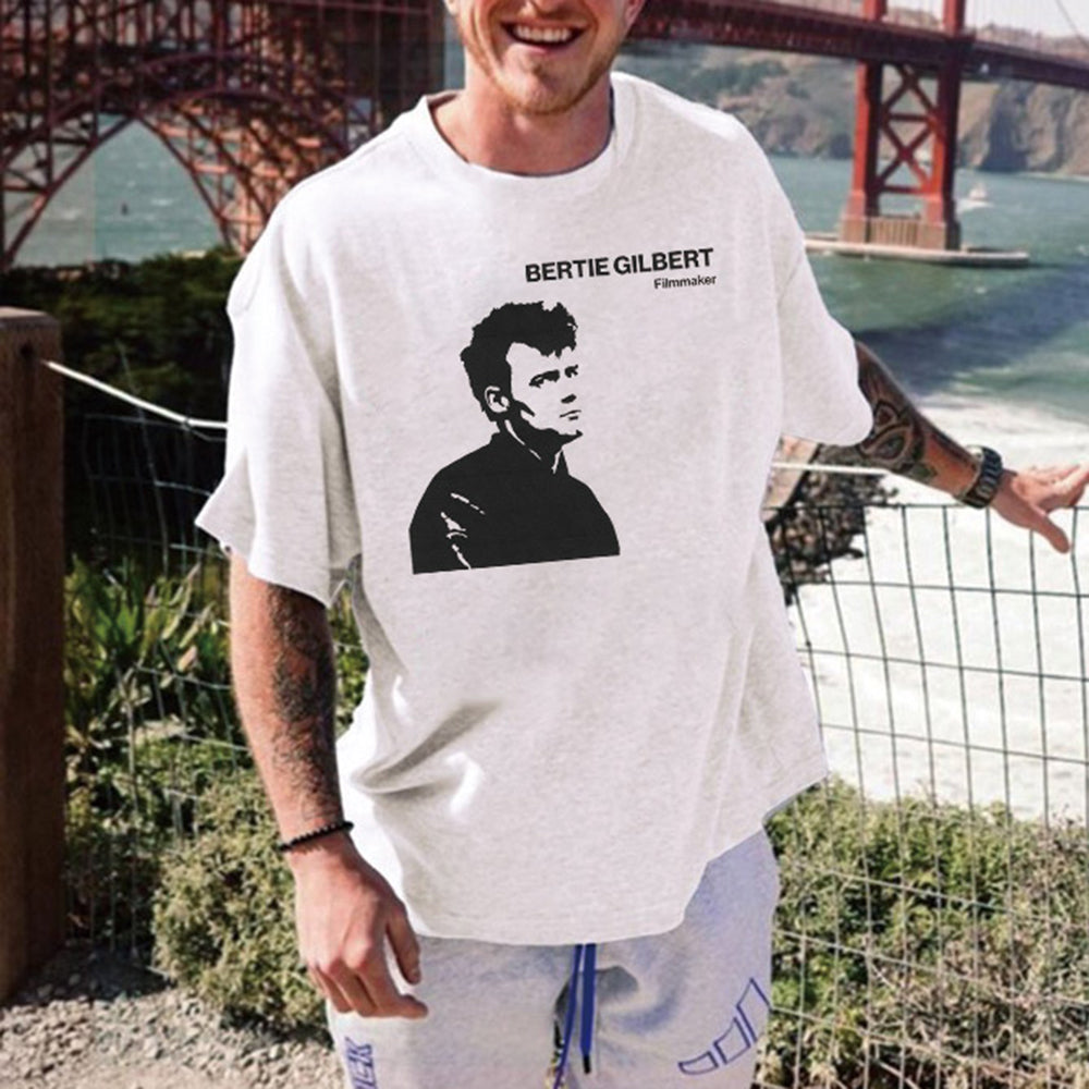 Character Graphic Print Men's T-Shirt