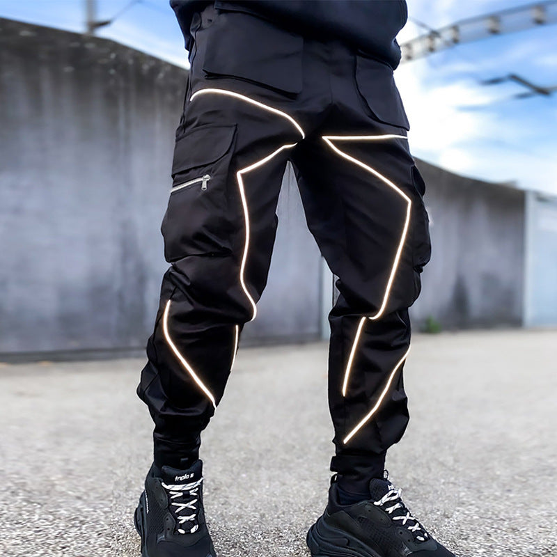 Men's Reflective Fashion Cargo Pants