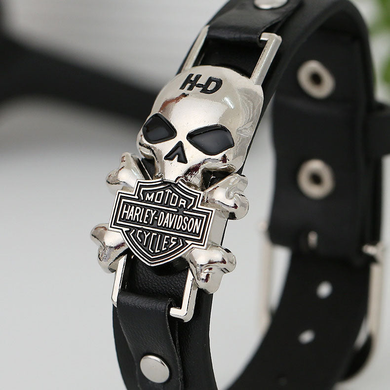 Men's Harley-Davidson® Biker Willie G Stainless Steel Cuban Link 116 /  HSB0202 | eBay