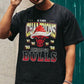 Bulls Men's Sports Christmas Casual T-Shirts