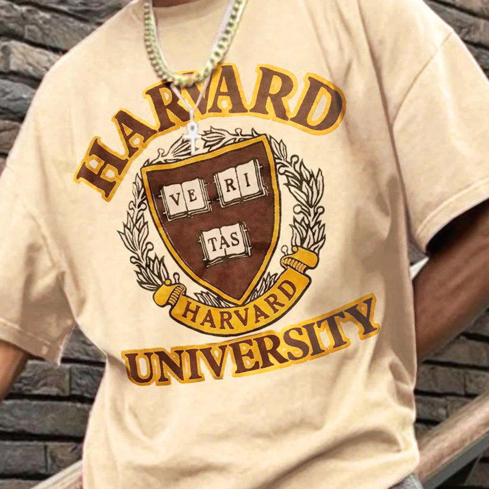 Harvard University Men's Fashion Summer T-Shirts
