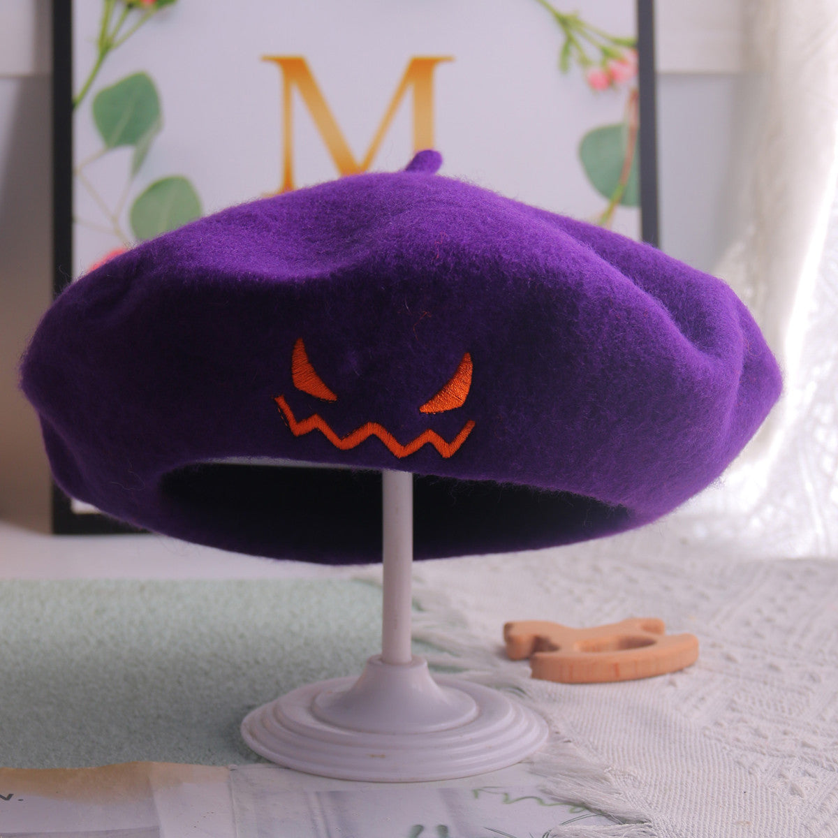 Halloween Pumpkin Beret