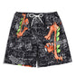 Men's beach pants loose casual cartoon printed shorts