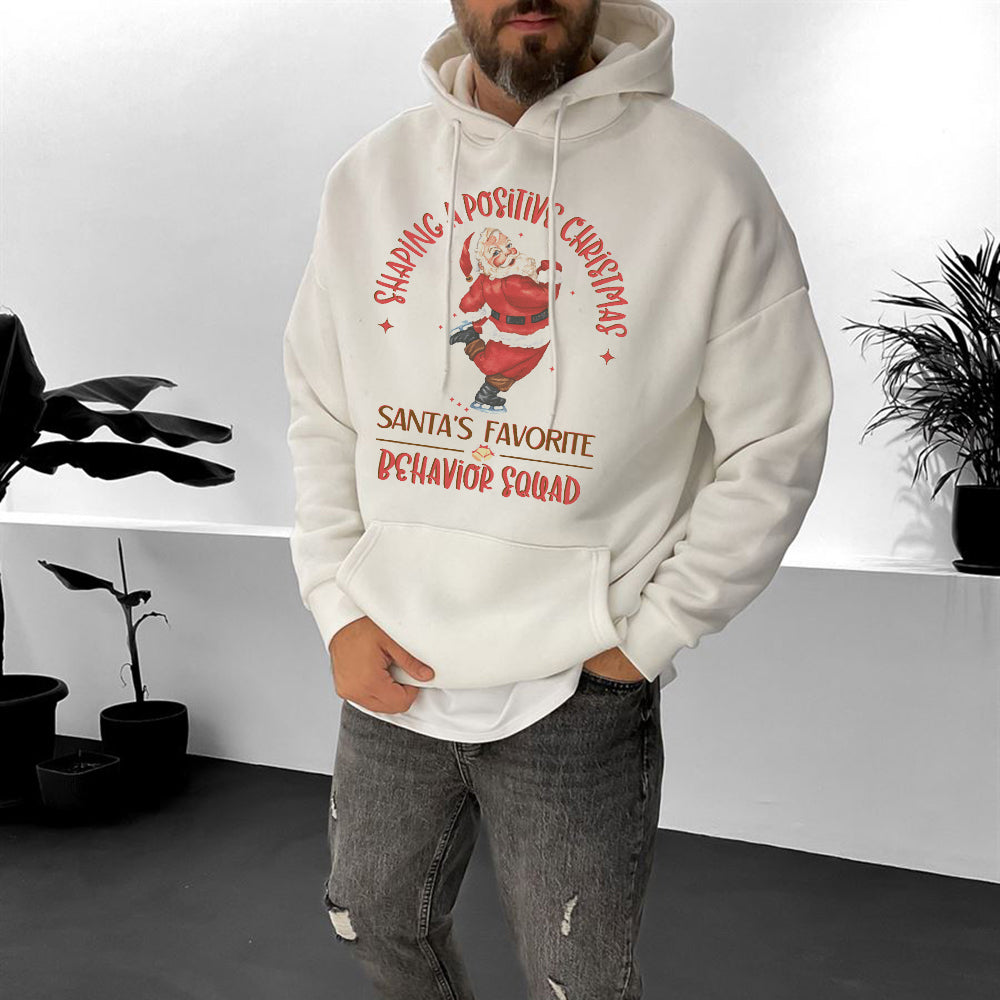 Santa's Favourite Men's Casual Hoodie