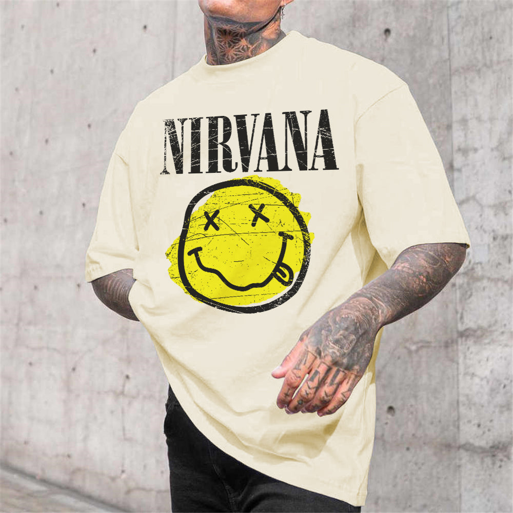 Nirvana top shirt mens
