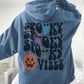 Halloween Spooky Vibes Print Women's Fleece Hoodie 320g