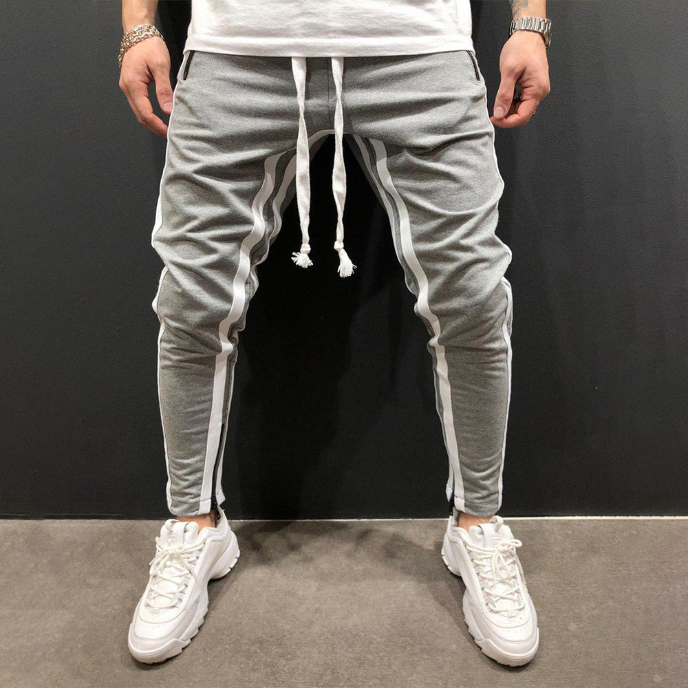 Fitness Panel Zip-up Athleisure Trousers