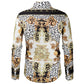 Men's Luxury Vintage Button Down Long Sleeve Shirts