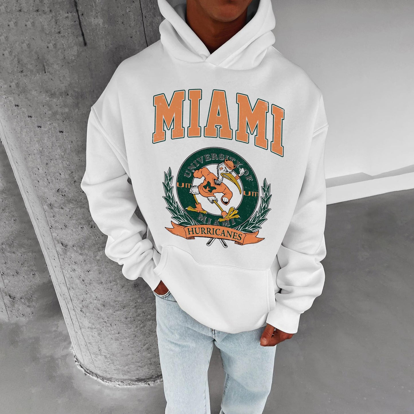 Miami Hurricanes Men's Casual Hoodies