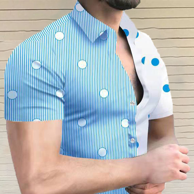 Printed short sleeve shirt