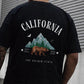 California Letters Graphic Print Men's T-Shirt