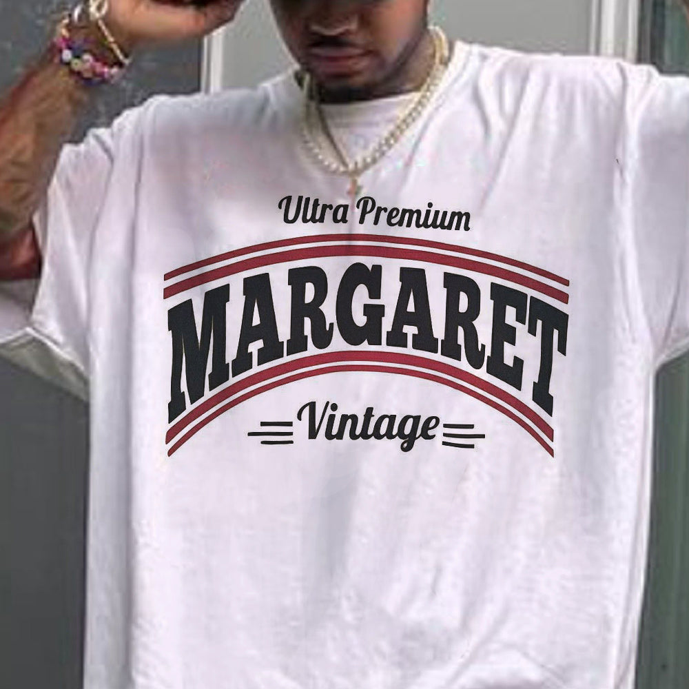 Margaret Men's Streetwear Oversized T-Shirts