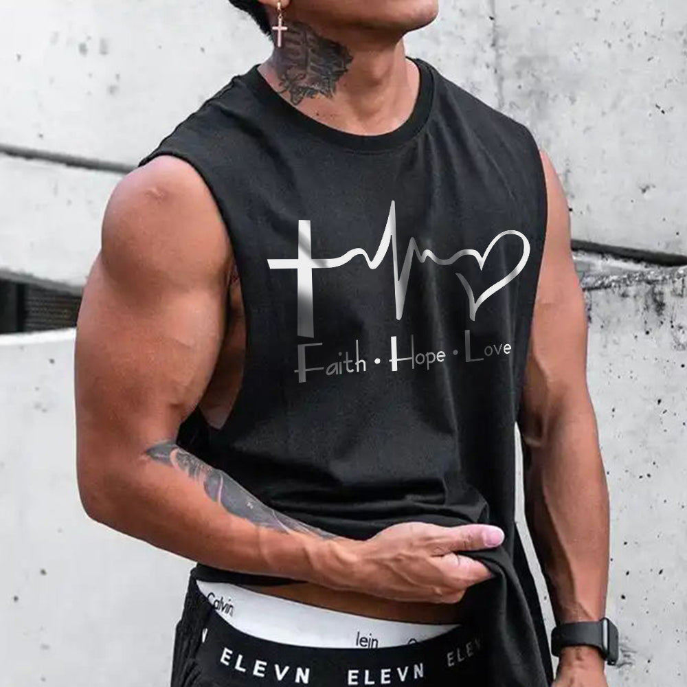 Tank top men fashion deals