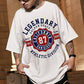 Round Neck Letter Graphic Print Short Sleeve Loose Casual T-Shirt