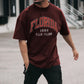 Florida Alphabet Graphic Print Casual Men's T-Shirt