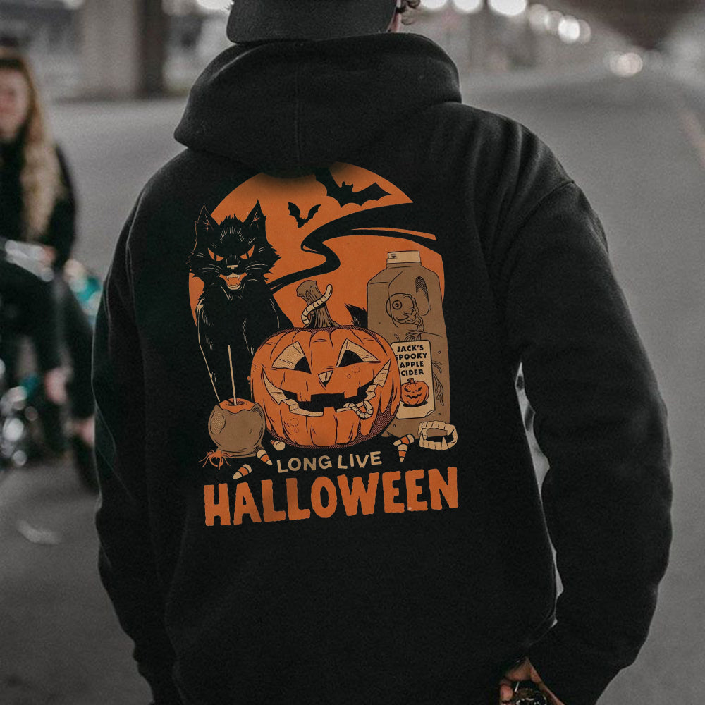 Halloween Graphic Print Men's Sweatshirt