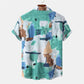 Casual Vacation Print Shirt