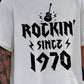 Rock Music Graphic Print Statement Casual Men's T-Shirt