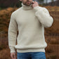 Men's Turtleneck Solid Color Knitted Sweater